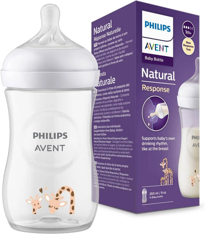 Avent 1m+ 260ml Natural Response baby bottle assorted
