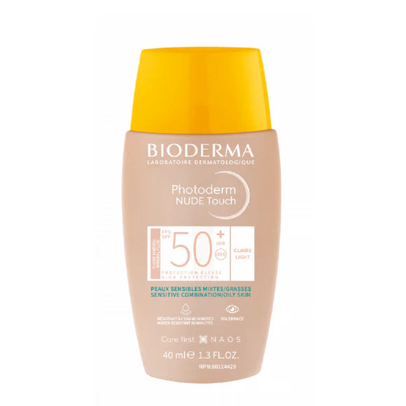 Bio Photoderm Nude Touch Teintee Tres Claire Spf 50+ 40ML