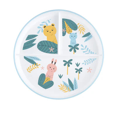 bebeconfort Learning plate with compartments “Little buddies”