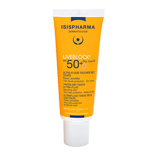 UVEBLOCK SPF50+ DRY TOUCH MEDIUM TINTED 40ml