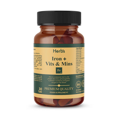 Irons + vitamins and minerals