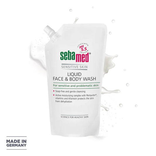 Sebamed Liquid Face & Body Wash Refill Pack 1000 ml