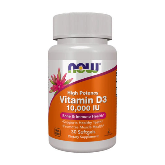 High Potency Vitamin D3 10,000 IU - 30 Softgels