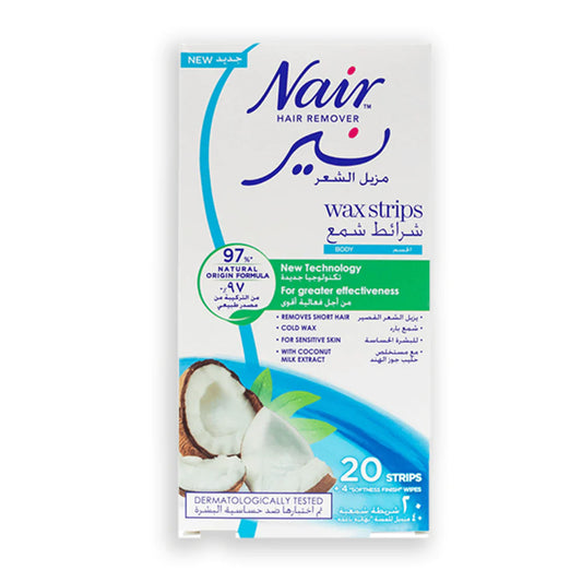 Nair Body Wax Strips 20s