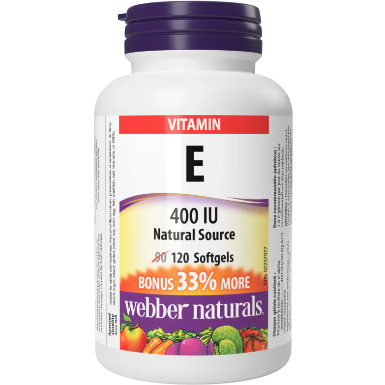 Webber Naturals  Vitamin E 400