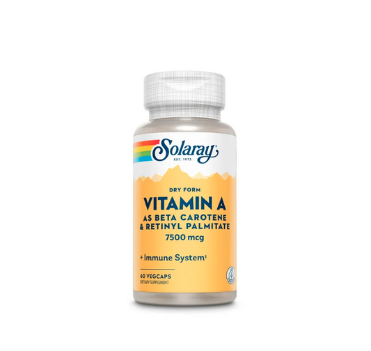 Vitamin A-Dry-Emulsified- 25000 I.U 60 Vegcaps