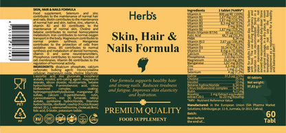 Skin, Hair & Nails formula
