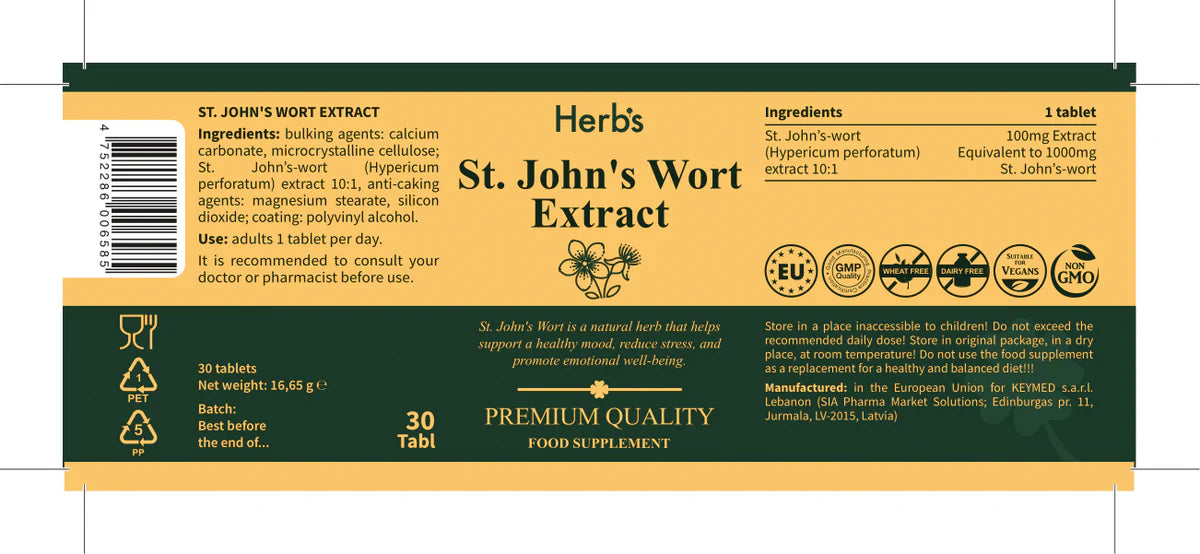 St. John’s Wort Extract 1000mg