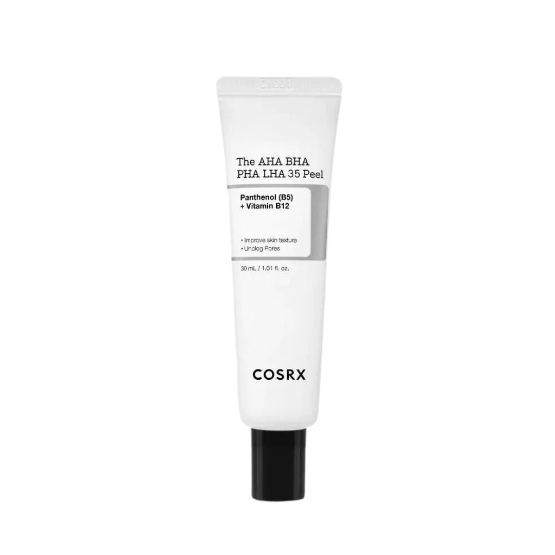 AHA, BHA, PHA, LHA, 35 peel panthenol B5+ Vitamin B12 30 ml