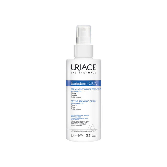 Uriage Bariéderm Drying Repairing Spray with Copper-Zinc 100ml