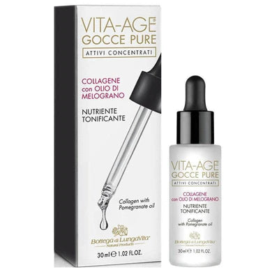 VITA-AGE GOCCE PURE COLLAGEN WITH POMEGRANATE OIL SERUM 30 ML