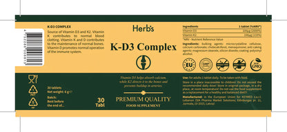 Vitamin D3 + Vitamin K2