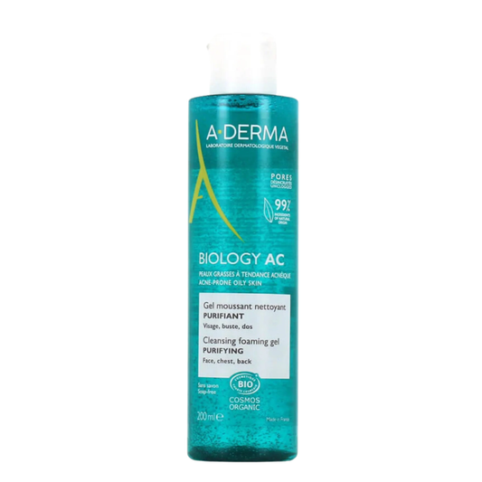 A-derma Biology AC Purifying Foaming Gel 200ml