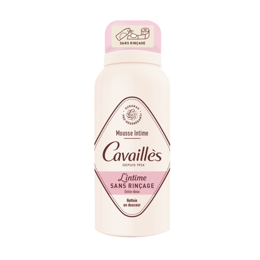 Cavailles Mousse Intime Sans Rincage Extra Doux 100ml