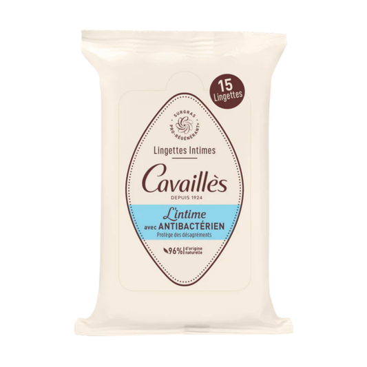 Cavailles Intime Lingettes Avec Antibacterien