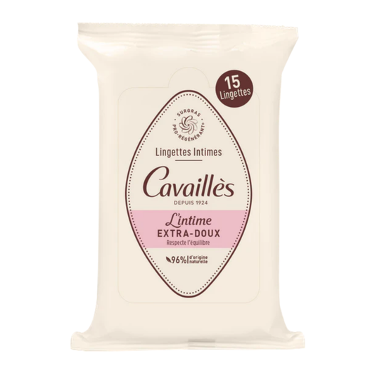 Cavailles Intime Lingettes Extra - Douces X15