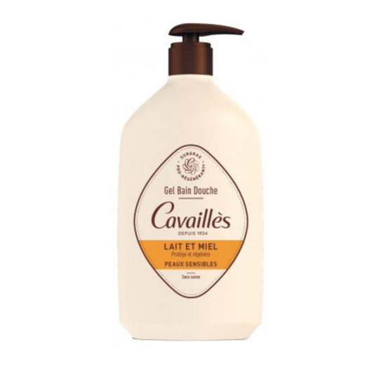 Cavailles Gel Bain Douche L&m 1L Pompe New