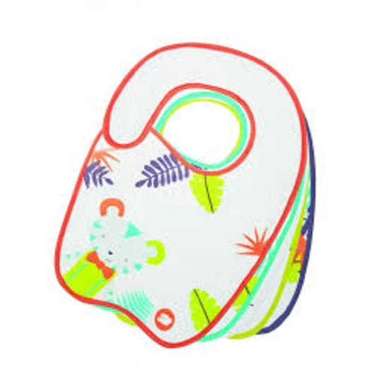 bebeconfort Sponge Bib Size 1/2 Jungle vibes