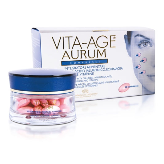 VITA AGE AURUM Dietary Supplement With Hyaluronic Acid 30 Tablets