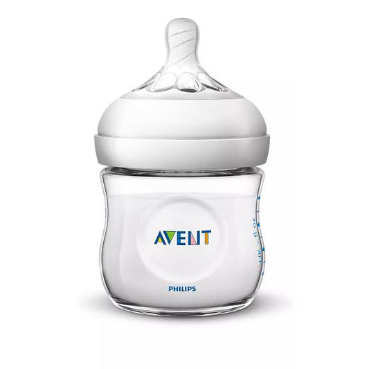 Natural glass feeding bottle