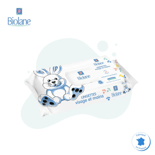 Biolane Wipes Face And Hands Lingettes Visage Et Mains X64