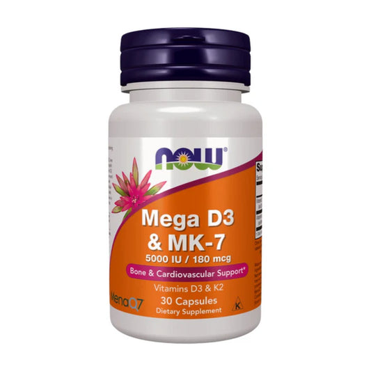 Mega D3 & MK-7 5000 IU/ 180 mcg - 30 Capsules