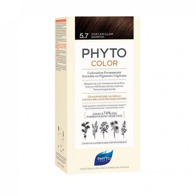 New Phytocolor 5.7 Light Chestnut Brown