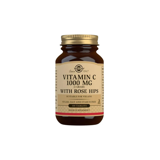 Solgar Vitamin C 1000 mg with Rose Hips